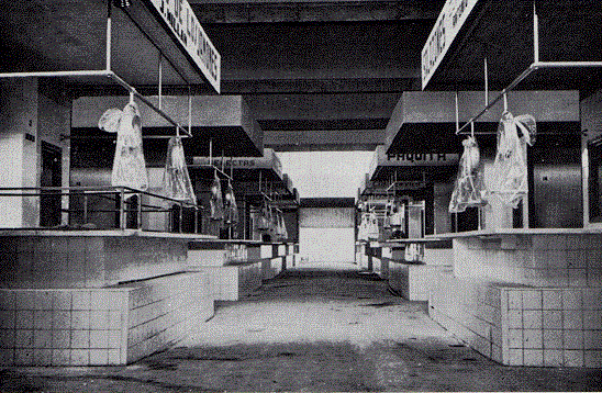 Interior del mercado años 60